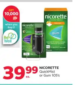 Rexall NICORETTE QuickMist or Gum offer