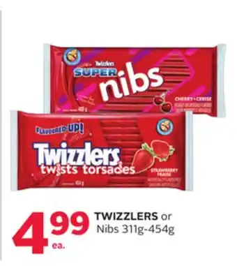 Rexall TWIZZLERS or Nibs offer