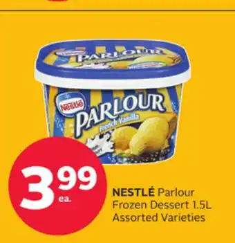 Rexall NESTLÉ Parlour Frozen Dessert offer
