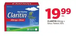Rexall CLARITIN Allergy + Sinus Tablet offer