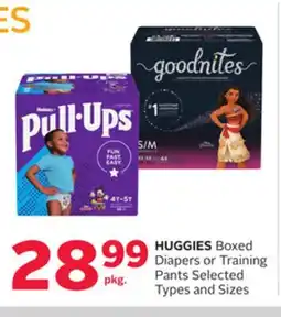 Rexall HUGGIES Boxed Diapers or Training Pants offer