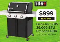 Leon's Weber Genesis E-315 Gas Grill (Liquid Propane) - 1500010 offer
