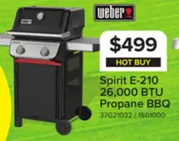 Leon's Weber Spirit E-210 Gas Grill (Liquid Propane) - 1501000 offer