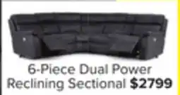 Leon's Haven 6-Piece Dual Power Reclining Sectional - Grey offer