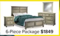 Leon's Emma 6-Piece Queen Bedroom Package - Oak offer