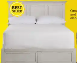 Leon's San Mateo 3-Piece Queen Storage Bed-Antique White offer