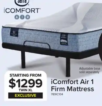 Leon's Serta iComfort AIR 1 Firm 11.5 offer
