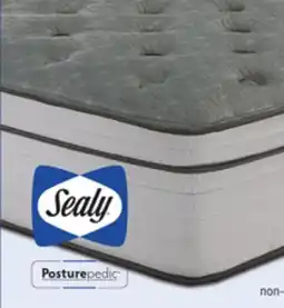 Leon's Sealy Posturepedic Correct Comfort 5 Medium Eurotop Queen Mattress offer