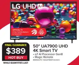 Leon's LG 50 UA7900 UHD 4K Smart TV 50UA7900YUA.ACC offer
