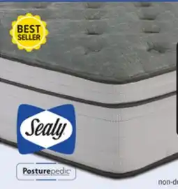 Leon's Sealy Posturepedic Correct Comfort 4 Firm Eurotop Queen Mattress offer