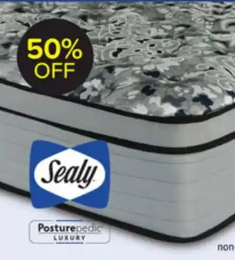 Leon's Sealy Posturepedic Palatial Crest Kamden II Firm Eurotop Queen Mattress offer