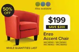 Leon's Enzo Accent Chair - Orange offer