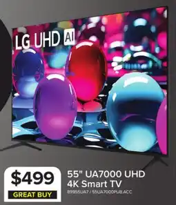 Leon's LG 55 4K Smart UHD TV 2025 - 55UA7000PUB.ACC offer
