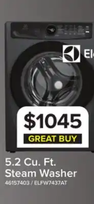 Leon's Electrolux Titanium Front Load Perfect Steam Washer with LuxCare Wash (5.2 Cu.Ft.) - ELFW7437AT offer