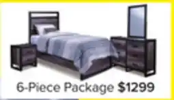Leon's Terra 6-Piece Twin Panel Bedroom Package - Grey offer