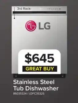 Leon's Samsung Stainless Steel Dishwasher - DW80CG4021SRAA offer