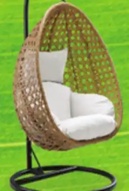 Leon's Oasis Outdoor Egg Chair- Beige , Brown offer