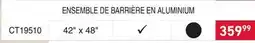 Matério ENSEMBLE DE BARRIÈRE EN ALUMINIUM offer