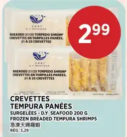 Kim Phat D.Y SEAFOOD FROZEN BREADED TEMPURA SHRIMPS offer