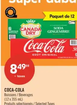 Pharmaprix COCA-COLA Beverages (12 x 355 mL) offer
