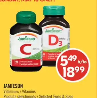 Pharmaprix JAMIESON Vitamins offer