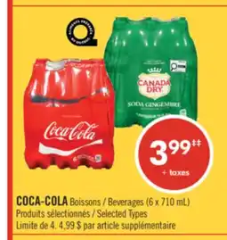 Pharmaprix COCA-COLA Beverages (6 x 710 mL) offer