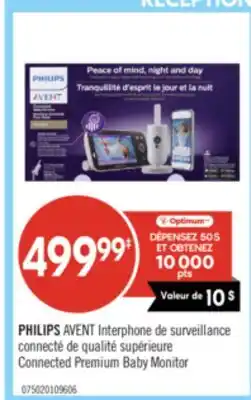 Pharmaprix PHILIPS AVENT Connected Premium Baby Monitor offer