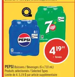 Pharmaprix PEPSI Beverages offer