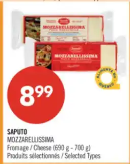 Pharmaprix SAPUTO MOZZARELLISSIMA Cheese offer