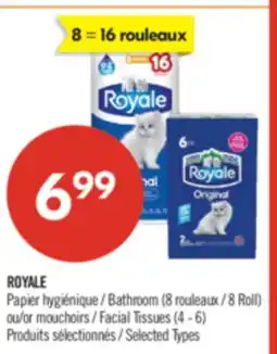 Pharmaprix ROYALE Bathroom (8 Roll) or Facial Tissues (4-6) offer