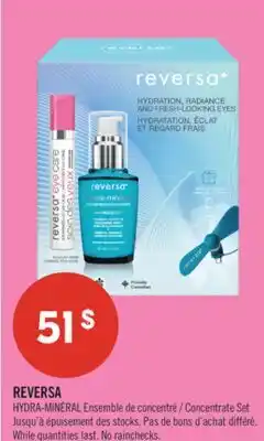 Pharmaprix REVERSA HYDRA-MINÉRAL Concentrate Set offer