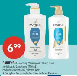Pharmaprix PANTENE Shampoo (530 mL) or Conditioner (476 mL) offer
