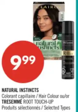 Pharmaprix NATURAL INSTINCTS Hair Colour or TRESEMMÉ ROOT TOUCH-UP offer