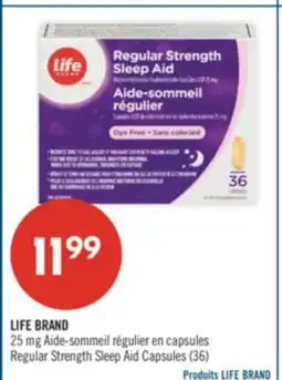 Pharmaprix LIFE BRAND 25 mg Regular Strength Sleep Aid Capsules (36) offer