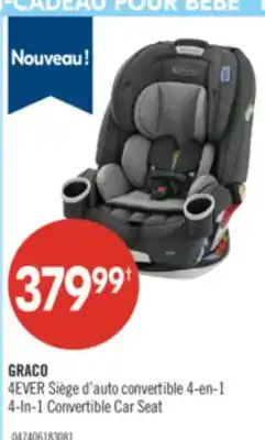 Pharmaprix GRACO 4Ever All-in-One Convertible Car Seat - Lofton offer