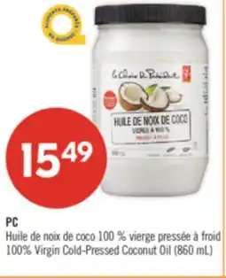 Pharmaprix PC 100% Virgin Cold-Pressed Coconut Oil offer