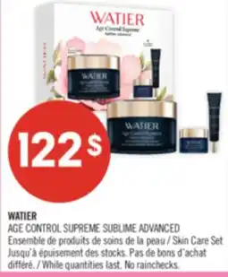 Pharmaprix WATIER AGE CONTROL SUPREME SUBLIME ADVANCED Skin Care Set offer