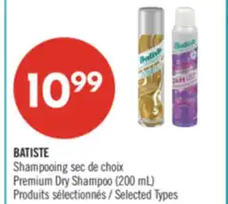 Pharmaprix BATISTE Premium Dry Shampoo offer