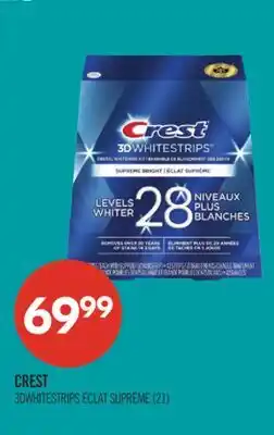 Pharmaprix CREST 3DWHITESTRIPS ÉCLAT SUPRÊME offer