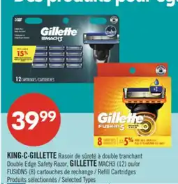 Pharmaprix KING·C·GILLETTE Double Edge Safety Razor or FUSION5 8 offer