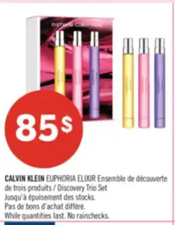 Pharmaprix CALVIN KLEIN EUPHORIA ELIXIR Discovery Trio Set offer