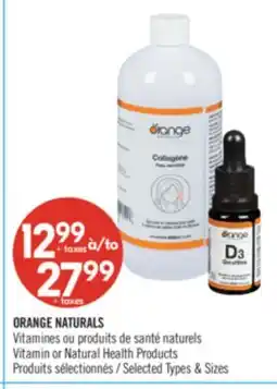 Pharmaprix ORANGE NATURALS Vitamin or Natural Health Products offer