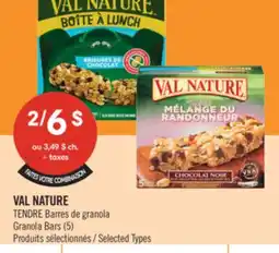 Pharmaprix VAL NATURE TENDRE Granola Bars (5) offer