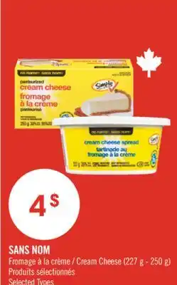 Pharmaprix NO NAME Cream Cheese offer