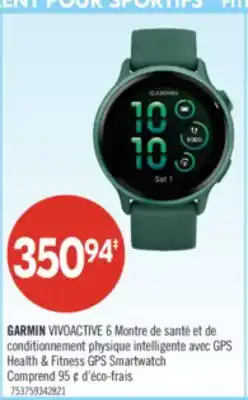 Pharmaprix GARMIN VIVOACTIVE 6 Health & Fitness GPS Smartwatch offer