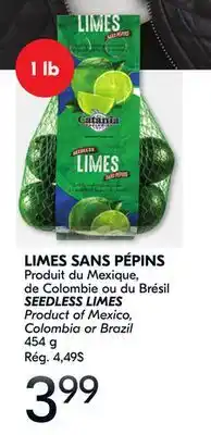 IGA SEEDLESS LIMES offer