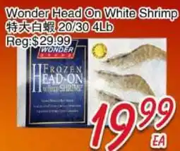 Foody Mart Wonder Head On White Shrimp offer