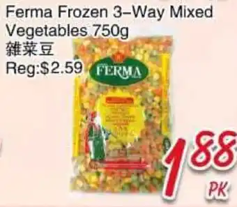 Foody Mart Ferma Frozen 3-Way Mixed Vegetables offer