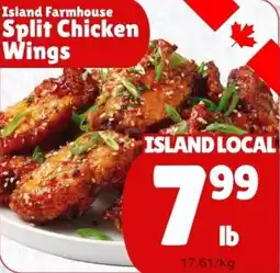 The Old Farm Market Island Farmhouse Split Chicken Wings offer