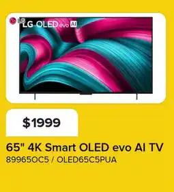 Leon's LG 65 4K Smart OLED evo AI TV - OLED65C5PUA offer